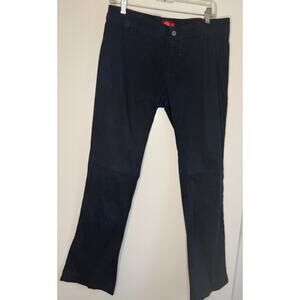 Girls Dickies Flared Navy Blue Pants Size 13 Great Condition